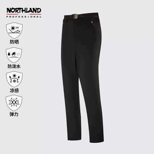诺诗兰休闲长裤女户外运动防泼水凉感弹力裤2023年新款NQPDH2352S
