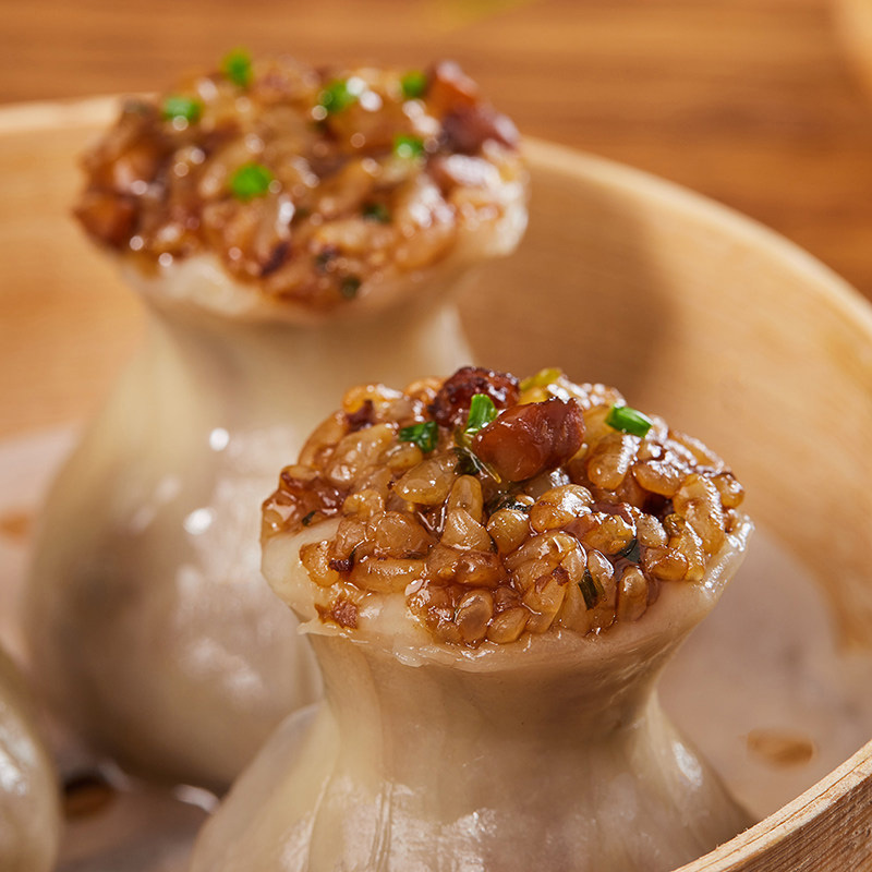 新货安井糯米烧卖1kg商用速冻营养方便速食早餐包子即食半成品大