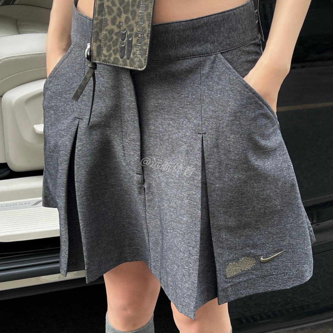 NIKE/耐克 女子运动休闲百搭显瘦短裙半身裙百褶裙网球裙HQ6070