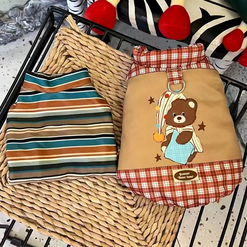 宠物秋冬装狗狗加厚棉衣