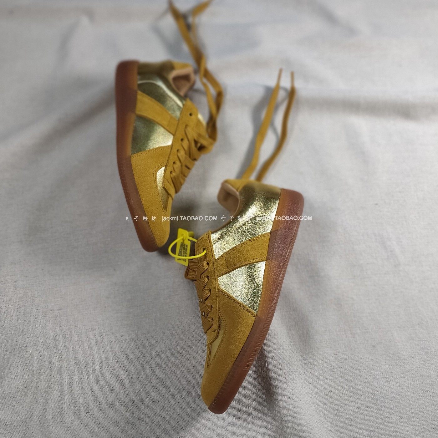 纯原！无折~年末清仓了~时髦洋气布洛克复古真皮拼色运动德训鞋女,女鞋,德训鞋,淘宝优惠券,粉丝福利购,淘宝优惠卷