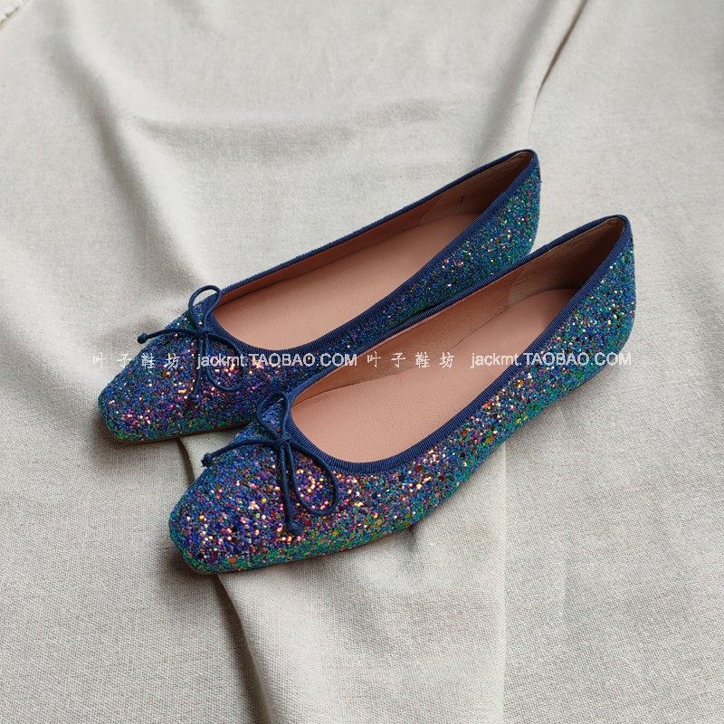 太好穿了!纯原复古甜美 真皮百搭显瘦新款平底芭蕾舞鞋女