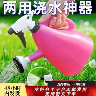 浇花喷壶大号家用园艺盆栽养花神器按压市消毒水喷雾瓶洒水壶 新款