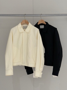 精致纯色简约夹克通勤风衣 外套 FP高品老钱风 工装