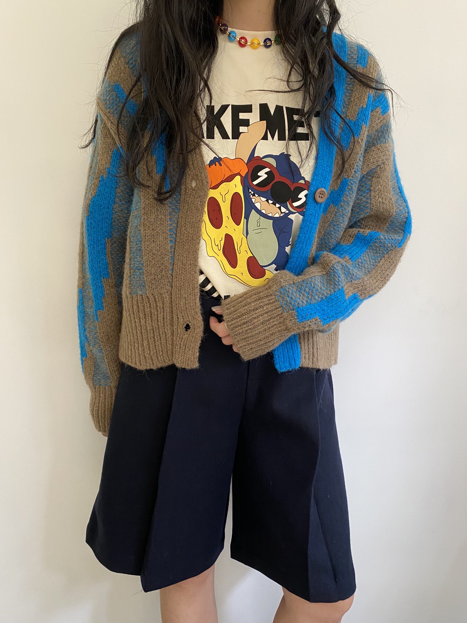 HEYI定制 2023秋冬新品 2色帅气羊毛呢料 极简运动休闲短裤中裤女