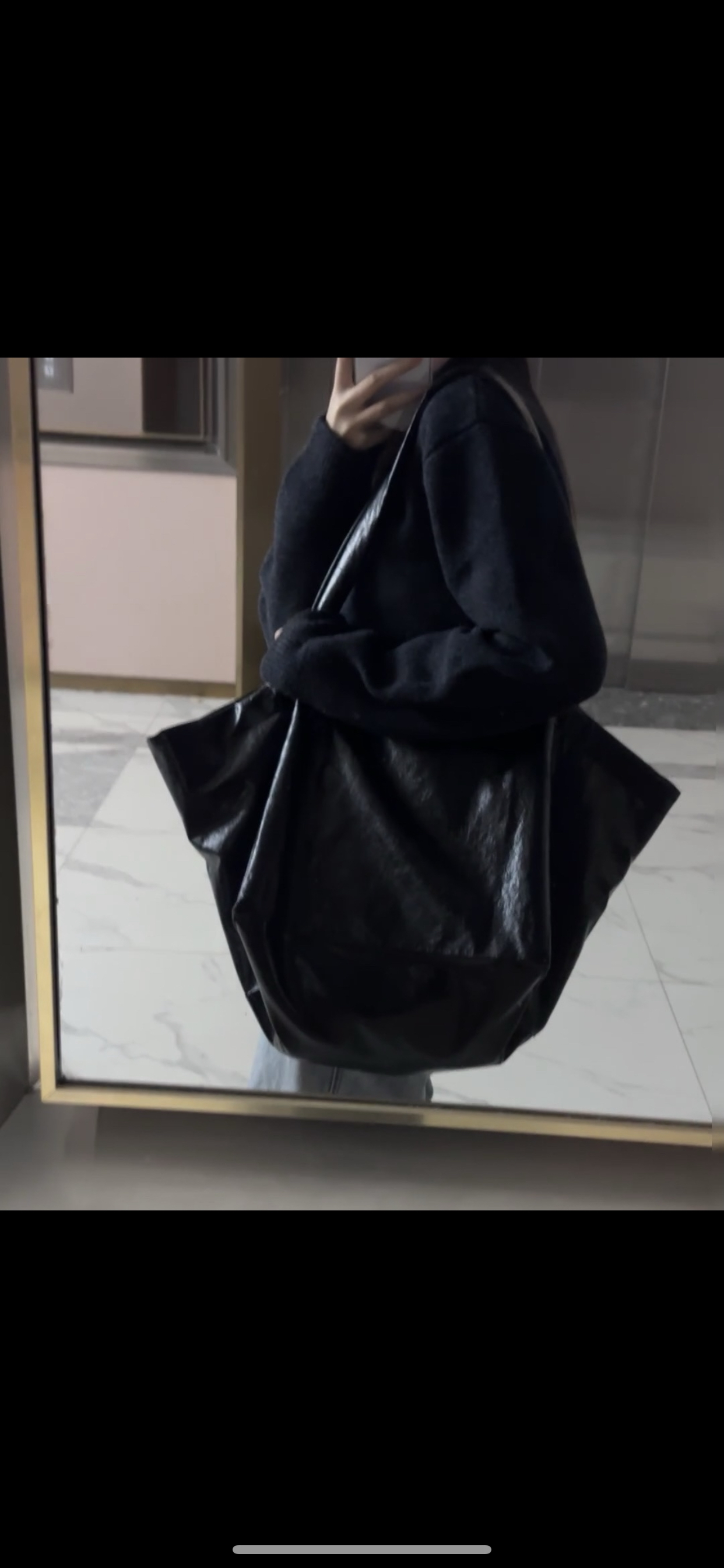 FP秋冬复古大容量新款包包女百搭单肩包上班通勤包高级感托特包