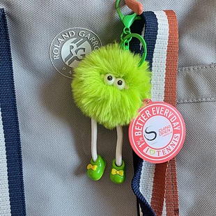 我爱网球长腿毛球挂件中国网球公开赛上海大师赛周边挂饰钥匙扣