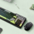 [Keyboard and Mouse Set] Three-Mode Keyboard/99 Keys/Rgb Light + Space Gray Mouse