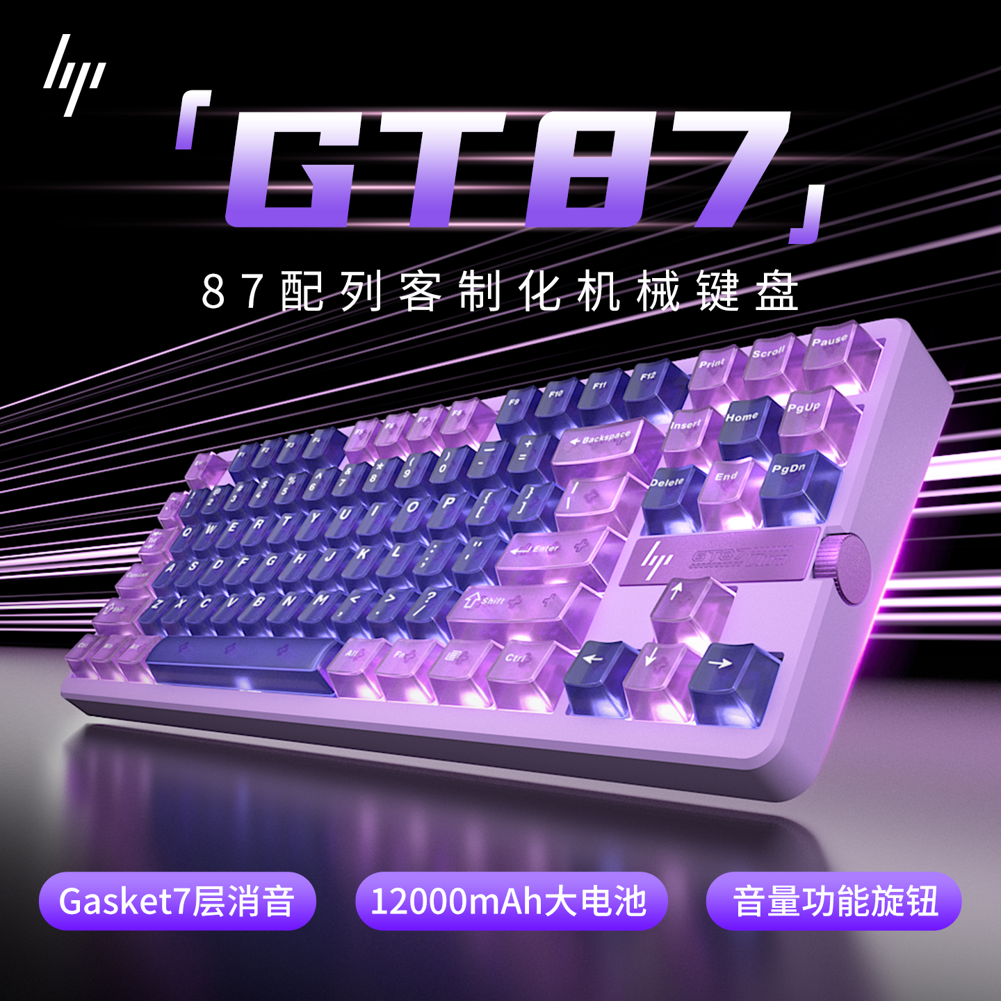 【国补立减10%】惠普GT87键盘