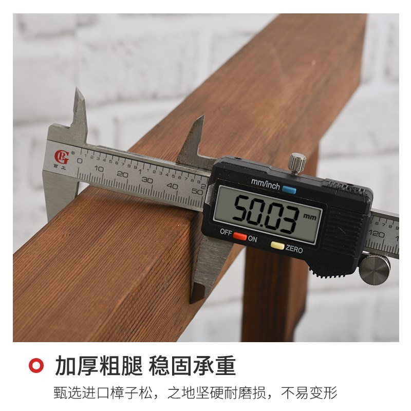 热销碳化防腐木花架实木鱼缸架子花盆托架阳台客厅落地置物架盆景