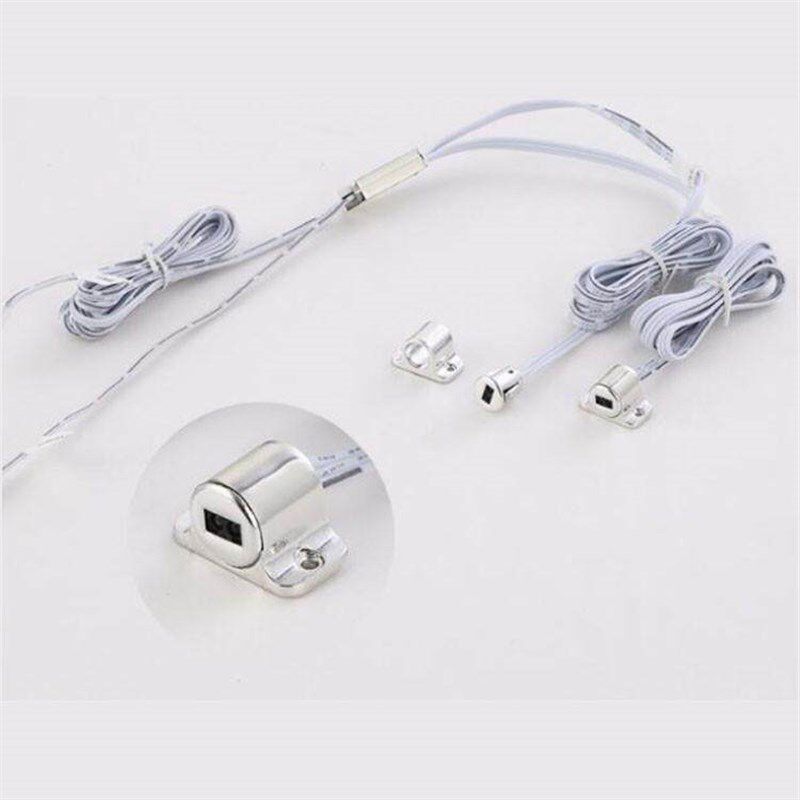 热销12V-24V双门感应器门控感应开关衣柜橱柜门磁感应器遮挡感应