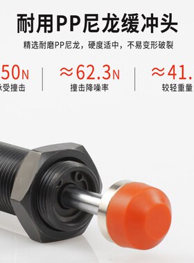 热销AC0806/1008/1416/202050/2525-2液压油压缓冲阻尼器减震器AD
