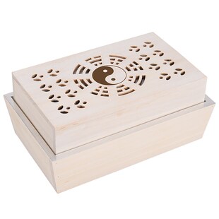 热销铺灸盒子隔姜灸艾灸器具工具艾灸盒木制中医腹部背部督脉灸箱