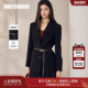 外套女早春正式 罗衣通勤高级感OL修身 西装 场合干练黑色西服12768