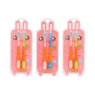 越美纳米软毛硅胶儿童牙刷3-12岁小孩防牙龈清洁口腔安全呵护牙齿