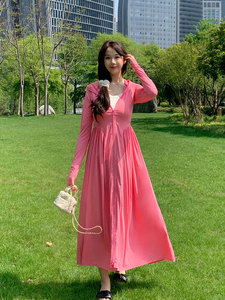 德国GFS冰丝防晒衣女长款全身冰丝防晒裙2024新款夏季连帽防晒服