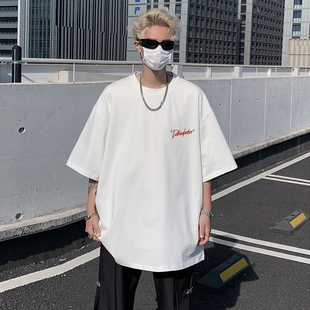 DUKE+DEXTER2025春季新款美式复古街头潮流嘻哈风设计感短袖T恤