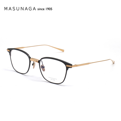 Masunaga增永手工复古纯钛眼镜