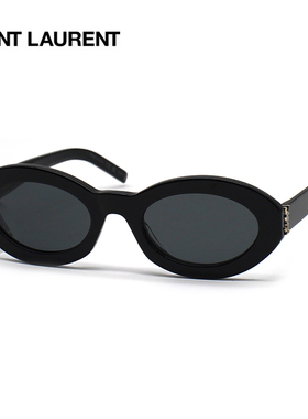 YSL/圣罗兰古力娜扎同款墨镜时尚潮流窄框黑超太阳眼镜女SL M136