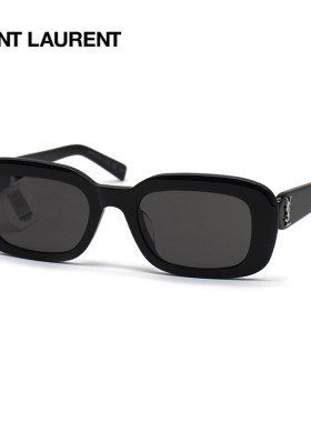 SAINT LAURENT/圣罗兰墨镜娜扎赵昭仪同款矩形太阳镜SL M130/F