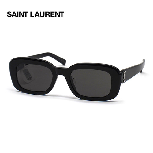 SAINT LAURENT/圣罗兰墨镜娜扎赵昭仪同款矩形太阳镜SL M130/F