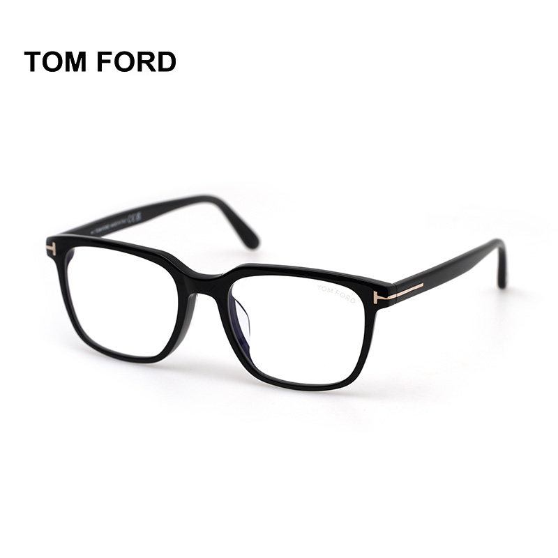 TOM FORD汤姆福特 黎明同款眼镜架板材经典T标近视眼镜框 TF5818