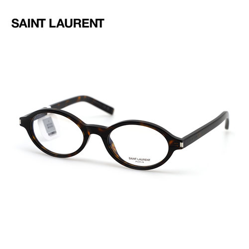 SAINT LAURENT/圣罗兰 书呆子镜框板材椭圆近视光学镜架女 SL 751