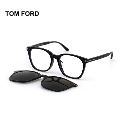 TOM FORD/汤姆福特 眼镜架经典T标磁吸夹片两用近视眼镜框 TF6052