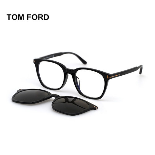 TOM FORD汤姆福特 眼镜架经典T标磁吸夹片两用近视眼镜框 TF6052