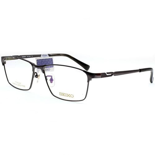 seiko镜架精工全框大脸黑色框