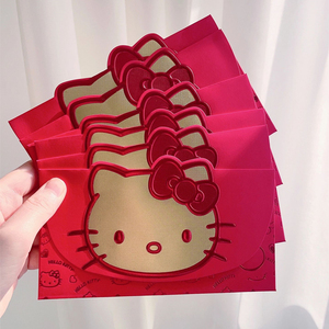新年结婚红包利是封创意立体可爱卡通红包袋HelloKitty红包kt猫