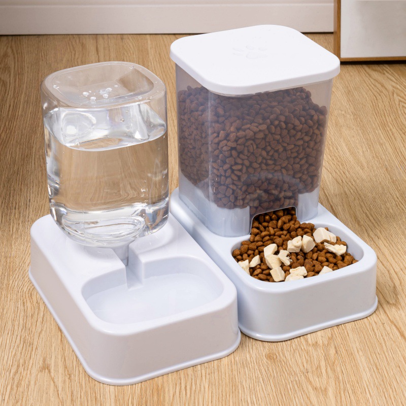 猫碗猫咪饮水器狗狗双碗自动