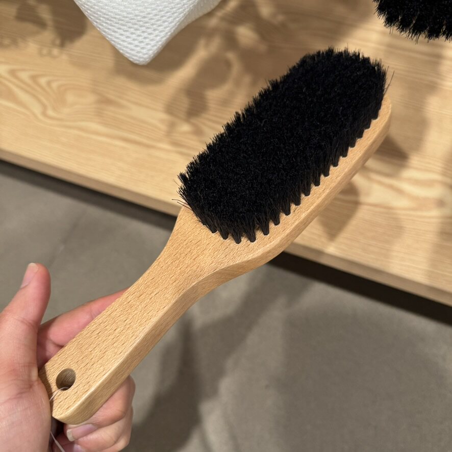 MUJI无印良品水青冈鞋用除尘鞋刷