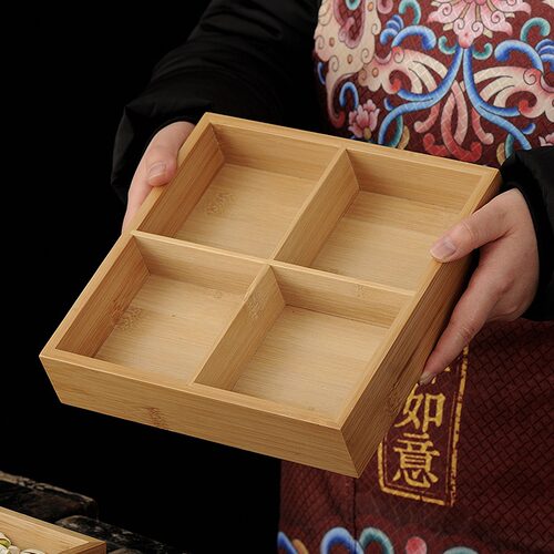 围炉摆盘【竹篮托盘】