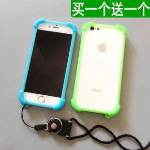 带挂绳软边框红米note7手机壳note5男女款K20pro情侣四角套创意