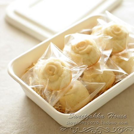 100个 全透明自粘袋礼品包装袋烘焙饼干袋发饰小卡袋饰品袋糖果袋
