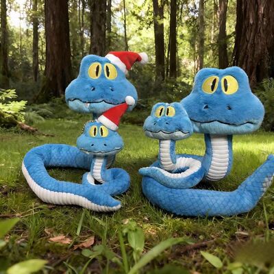 疯狂动物城2同款盖瑞GARY蓝色蛇毛绒玩偶可捏造型圣诞礼物玩具