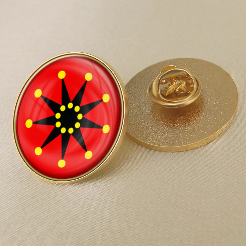 辛亥革命铁血十八星旗帜徽章金属胸章纪念章国旗胸针襟章定制