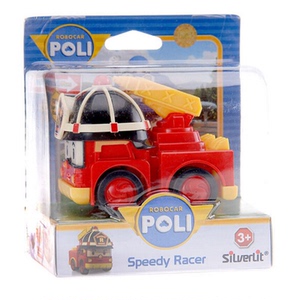 银辉Silverlit 罗伊 珀利 安巴 高速赛车 poli合金车儿童玩具