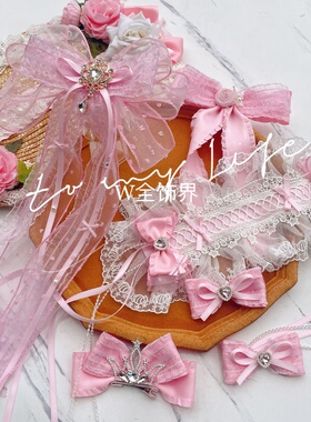六一礼物粉色蝴蝶结头饰儿童超仙立体大蝴蝶结女童宝宝甜美公主