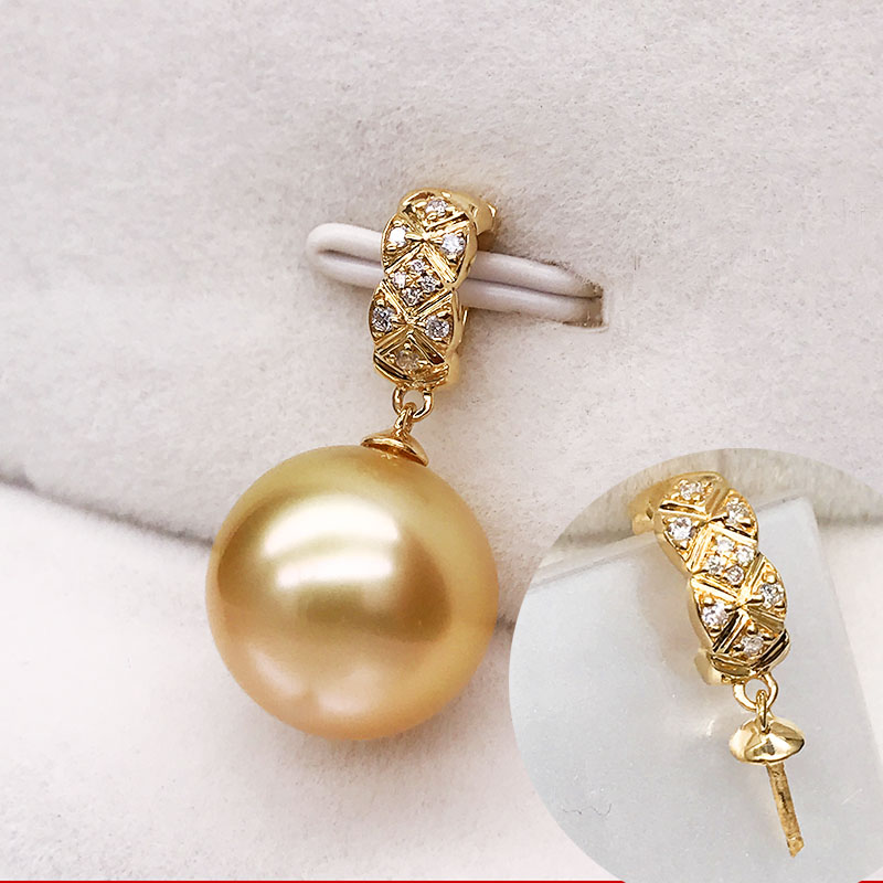 金珠澳白珠珍珠钻石扣万能扣