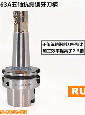 HSK63A锁牙刀柄 HSK63A-LTM12-90H