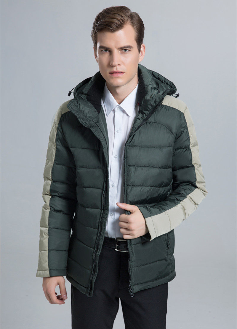 男士羽绒服短款加大码加厚保暖冬装外贸俄罗斯休闲青年外套拼色