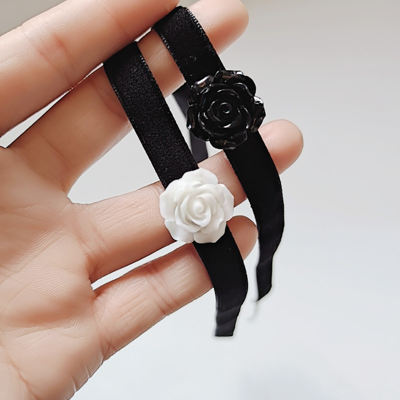 暗黑少女CHO丝绒系带蝴蝶结