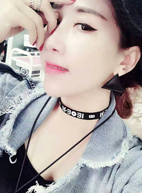 choker原宿日系锁骨链手工定制