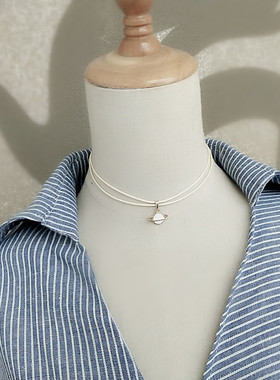 软妹少女神！星星choke双层原宿颈带锁骨链细chocker1nTqujgrLS