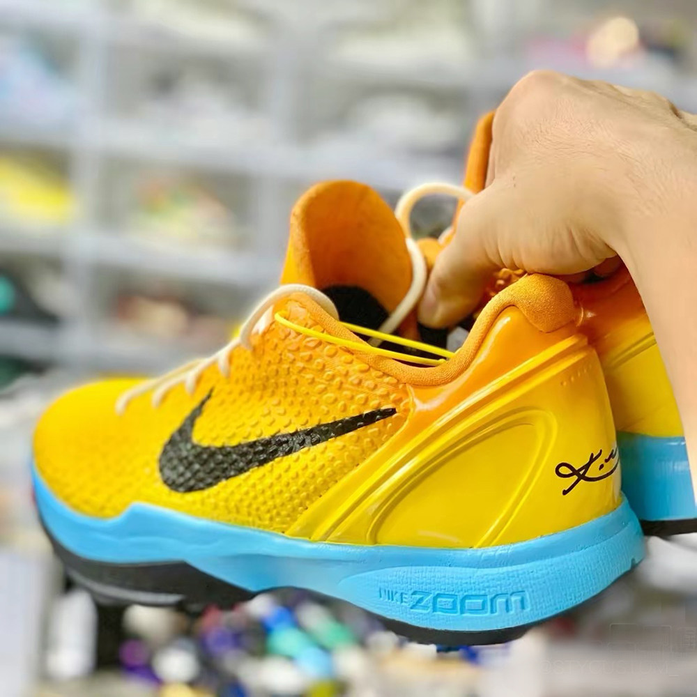 STY定制Nike Zoom Kobe 6 ZK6 季后赛 ZK6科比6篮球鞋 莫兰特上脚