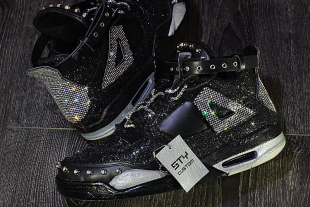 jordan air 亮片水钻 致敬天王杰克逊 STY MJ主题 custom定制