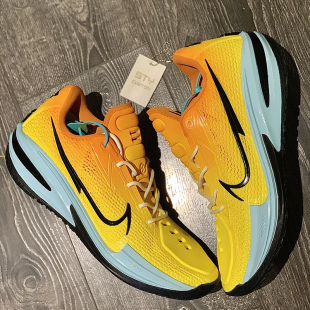 Cut 白红黄 低帮实战篮球鞋 莫兰特上脚 STY定制Nike 男子 Zoom