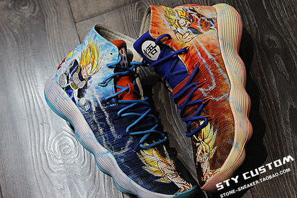 STY custom定制 hyperdunk 2017 HD2017 七龙珠 孙悟空 贝吉塔